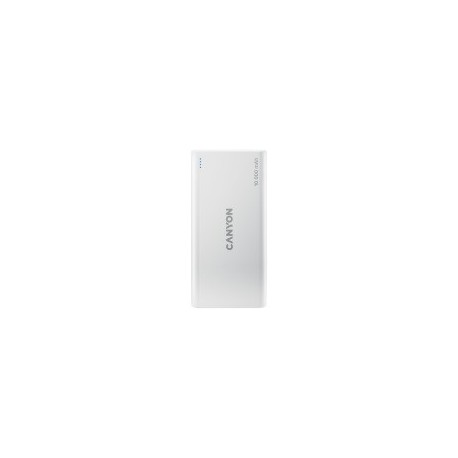 Prenosna baterija Powerbank CANYON PB-109, 10000mAh, bel