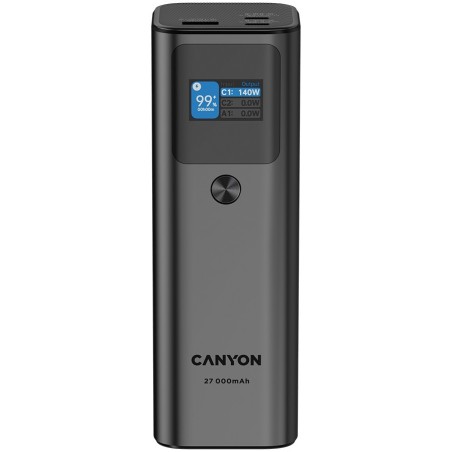 Prenosna baterija Powerbank CANYON PB-2010, 27000mAh, temno siv