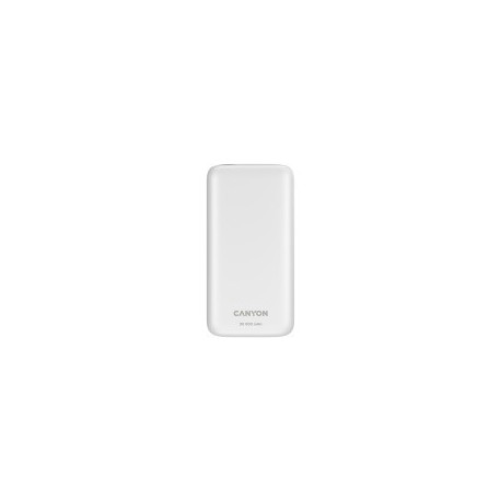 Prenosna baterija Powerbank CANYON PB - 301, 30000mAh, bel