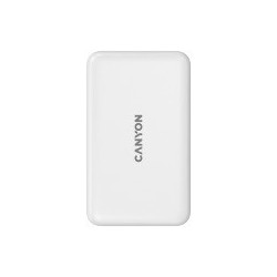 Prenosna baterija Powerbank CANYON PB-1001, 10000mAh, bel