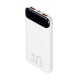 Prenosna baterija Rivacase VA2540 10000mAh Quick Charge 3.0, Bela