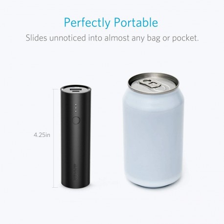 Prenosna baterija Powerbank Anker PowerCore 5000mAh črna, A1109G11