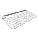 Tipkovnica Bluetooth univerzalna Logitech K480, bela