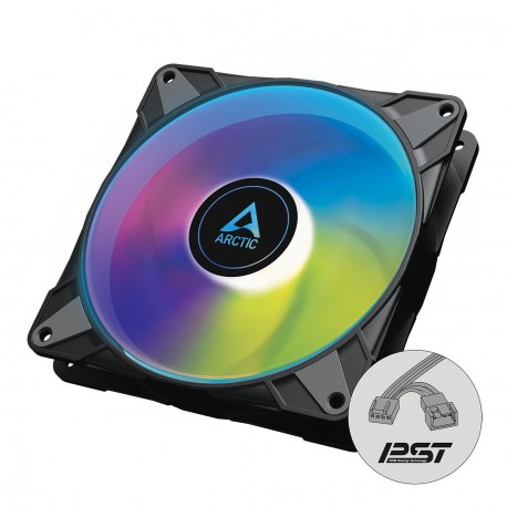 Ventilator ARCTIC P14 PWM PST A-RGB 140mm 4-pin, črn, ACFAN00239A