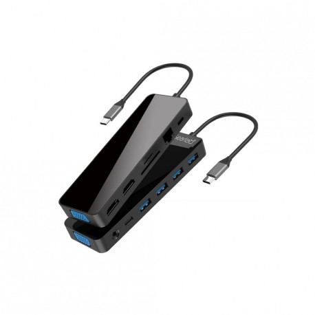 HubeSTUFF USB-C hub razdelilnik, 13-v-1