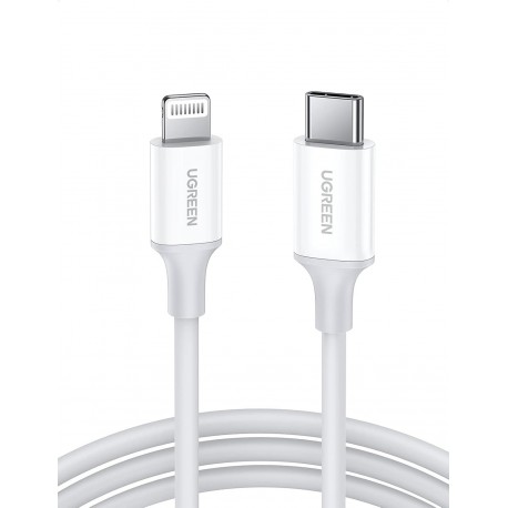 Kabel Ugreen USB-C na Lightning kabel srebrn 2m