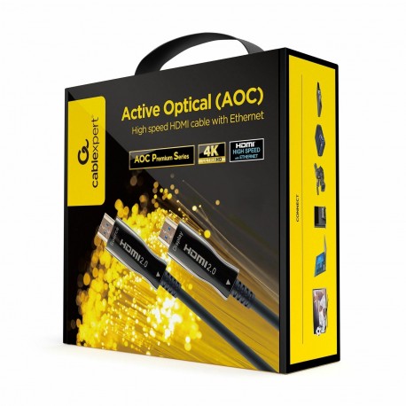 Kabel Gembird HDMI AOC, optični 20m UHD 4K