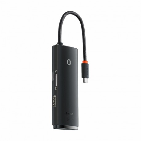 Priklopna postaja Baseus WKQX050001, 6v1, USB-C, črna