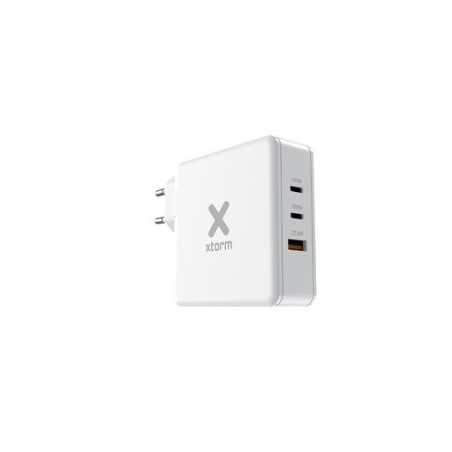 Stenski polnilec Xtorm XAT140 Laptop, 2x USB-C PD3.1 EPR 140W, USB-A