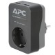 Prenapetostna zaščita APC Essential SurgeArrest PME1WB-GR 1 Outlet 2x USB črna