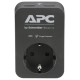 Prenapetostna zaščita APC Essential SurgeArrest PME1WB-GR 1 Outlet 2x USB črna