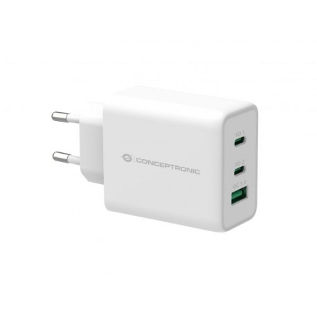 UPS Conceptronic 3-Port 65 W GaN USB PD polnilec , ALTHEA12W