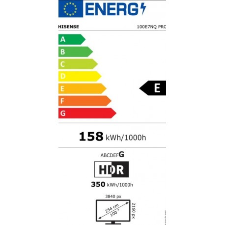 Televizor QLED HISENSE 100E7NQ PRO