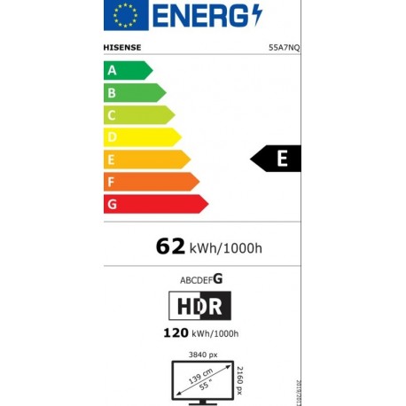 Televizor QLED HISENSE 55A7NQ