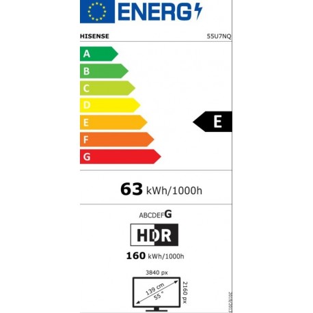 Televizor ULED HISENSE 55U7NQ