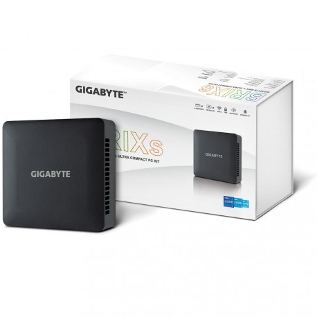 GIGABYTE BRIX Mini-PC NUC i5 1335U, M.2 NVMe, 2.5 GbE, Wi-Fi 6 / BT5.2, USB3.2