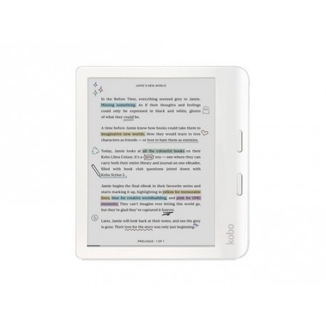E-bralnik Kobo Libra Colour,, bel