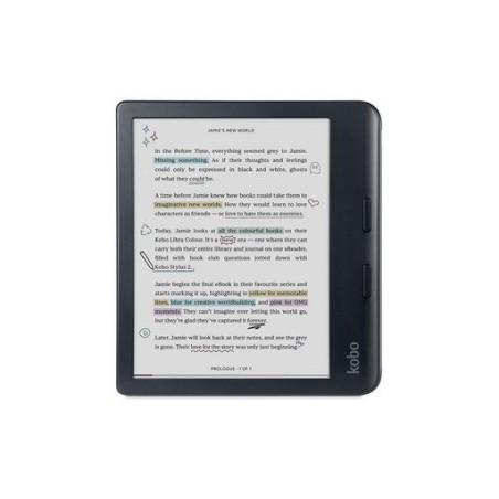 E-bralnik Kobo Libra Colour, črn