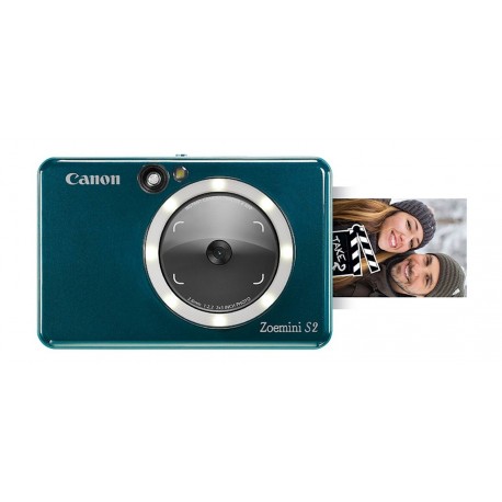 Fotoaparat z vgrajenim tiskalnikom CANON ZOEMINI S2, modro-zelen