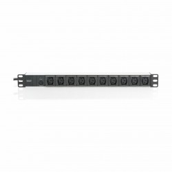 Razdelilec Digitus 10xEuro C13 ALU,  črno/siv