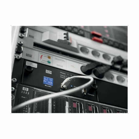 Razdelilec Bachmann 12xEuro C13 ALU, črno/siv