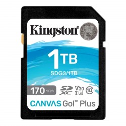 Pomnilniška kartica SDXC KINGSTON 1TB Canvas GO Plus, 170/90MB/s, C10