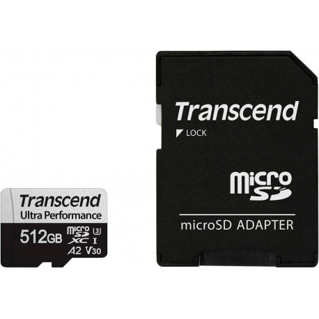 Pomnilniška kartica SDXC TRANSCEND MICRO 512GB 340S, 160/125 MB/s