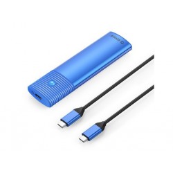 Zunanje ohišje za M.2 NVMe 2230-2280 v USB-C, aluminij, modro, ORICO PWM2-G2