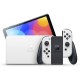 Nintendo switch OLED White Joy-Con + slušalke + Hogwarts Legacy igra