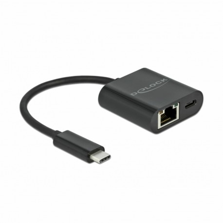 Adapter Delock USB 3.2-C v mrežni 1Gb + USB-C