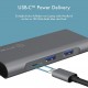 Priklopna postaja Icybox IB-ADK4026-CPD, USB-C 100W