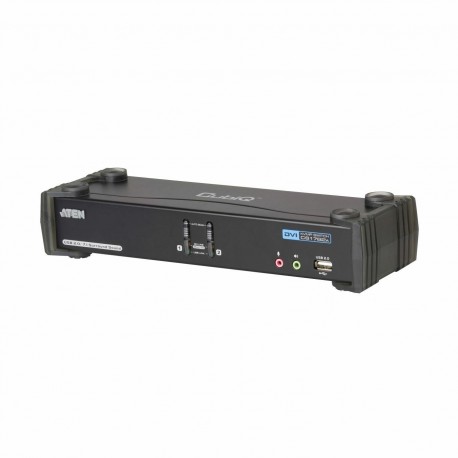 KVM stikalo ATEN 2x1 DVI, USB, Avdio + USB Hub, CS1782A