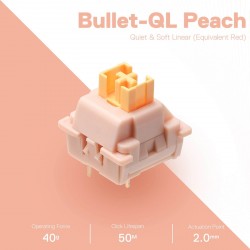 Mehanska stikala RedRagon Bullet-QL A-113, 24 kos