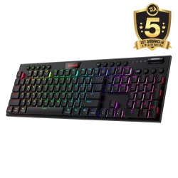 Tipkovnica RedRagon Horus Pro K618RGB-PRO, rdeča stikala