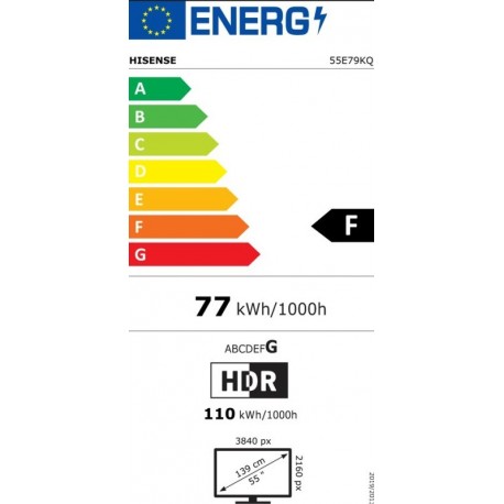 Televizor QLED HiSense 55E79KQ