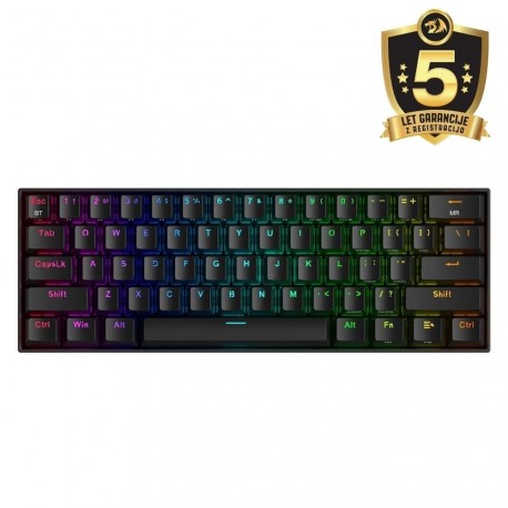 Tipkovnica RedRagon Draconic K530, RGB, rdeča stikala