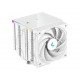 Hladilnik za procesor DeepCool AK620 DIGITAL, ARGB, 2x 120mm, 260W TDP, bel