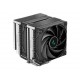 Hladilnik za procesor DeepCool AK620, 2x 120mm, 260W TDP, črn