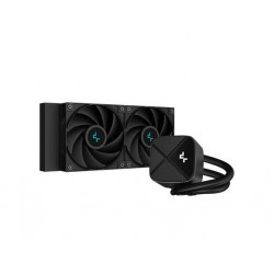 Vodno hlajenje za procesor AIO DeepCool LS520S Zero Dark, 240mm, črn