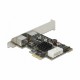 Razširitvena kartica Delock PCIe 2x PS2 + 1x USB + Low Profile