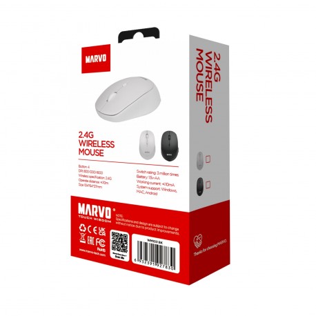 Miška Marvo Office WM103, bela
