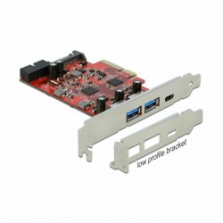 Razširitvena kartica Delock PCIe 2x USB 3.2 Gen2 + 1x USB-C