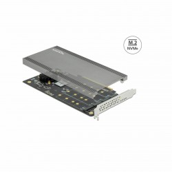 Razširitvena kartica Delock PCIe kontroler x16 4xInt. NVMe M.2 Key M