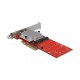 Razširitvena kartica Delock PCIe kontroler x8 2x M.2 NVMe + Low Profile