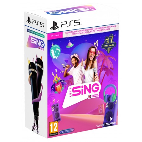 Igra Lets Sing 2025 - Double Mic Bundle (Playstation 5)