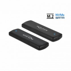 Delock ohišje SSD USB 3.1 TIP C M.2 NVMe PCIe ali SATA SSD 42633