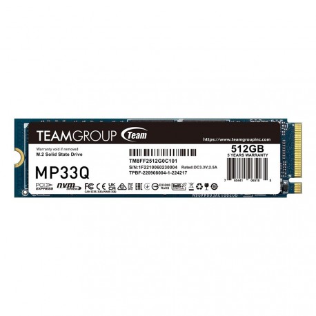 SSD disk 512GB M.2 NVMe Teamgroup MP33Q, TM8FF2512G0C101