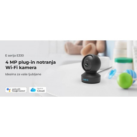 IP kamera Reolink E330, črna