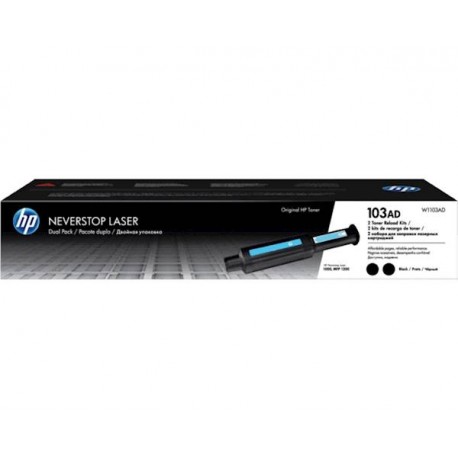 HP 103AD Toner Reload Kit 2-Pack, W1103AD