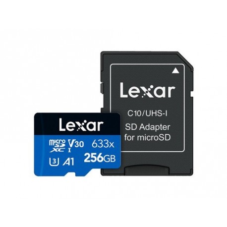 Spominska kartica Lexar High-Performance 633x, micro SDXC, 256GB